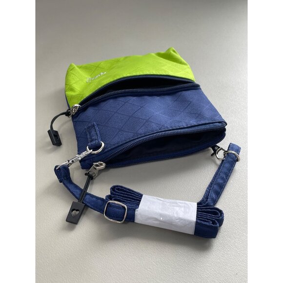 Glove it Augusta Double Zipper Bag One Size Blue Green Polyester Golf Active NEW - Picture 3 of 7